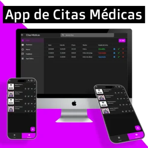App de Citas Médicas en AppSheet – Kit Completo de Diseño de Ticket HTML, Base de Datos y App