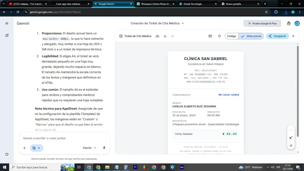 4.3 Diseñar el Ticket con IA